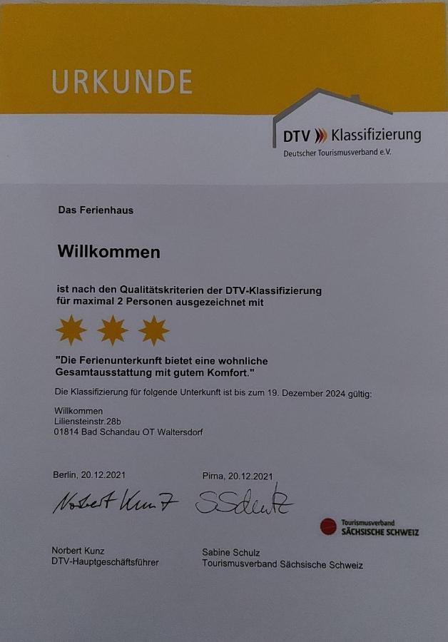 Ferienhaus Willkommen Bad Schandau Luaran gambar
